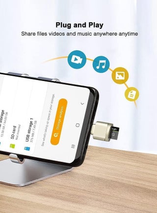 قارئ بطاقات Type C وMicro SD/TF، محول OTG محمول من USB-C مع سير مضاد للفقد، متوافق مع آيفون 17/16/15 برو ماكس، أجهزة اللابتوب، ماك بوك، سامسونج إس25/إس24/إس23، جوجل بكسل 10/9/8، وجميع الهواتف الذكية الأخرى المدعمة بمنفذ Type C - view 5