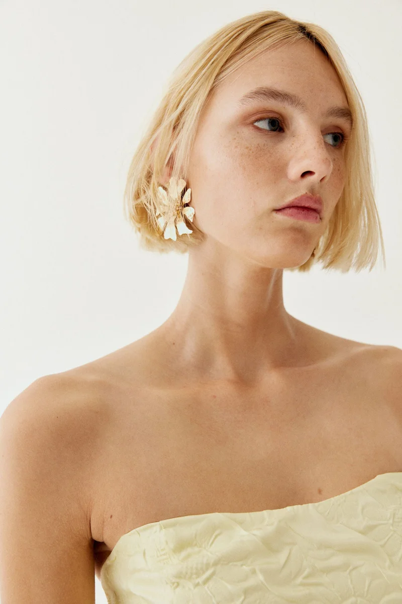 اتش اند ام فستان ميني مزخرف