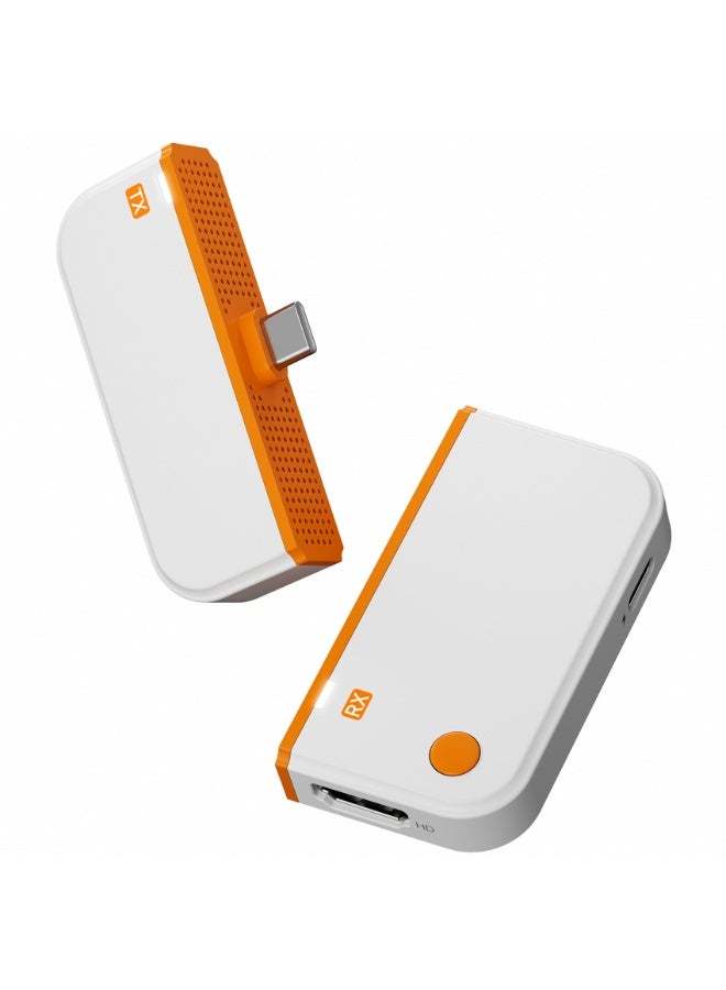 C-BONG 50M Type-C Wireless HDMI Transmitter and Receiver, HDMI Video Extender, Ultra 4K Decode Input 1080P@60Hz Output, Plug&Play 5G+2.4G and Audio for Phone/Tablet/Laptop/PC to Monitor/Projector/TV Box - Image 1