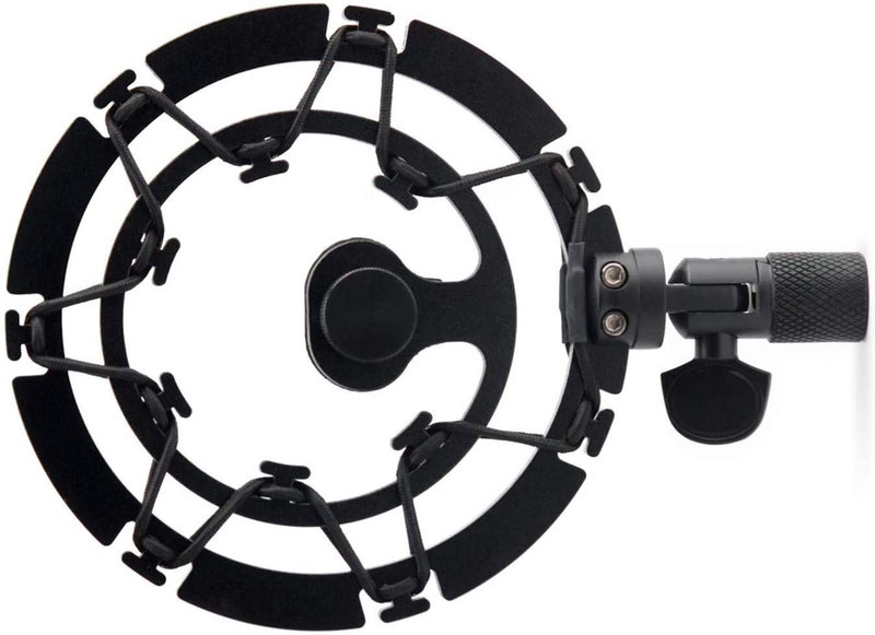 Auphonix Pro Microphone Shock Mount - Mic Holder Compatible w/Blue Yeti, Snowball & Pro Microphones - Image 1