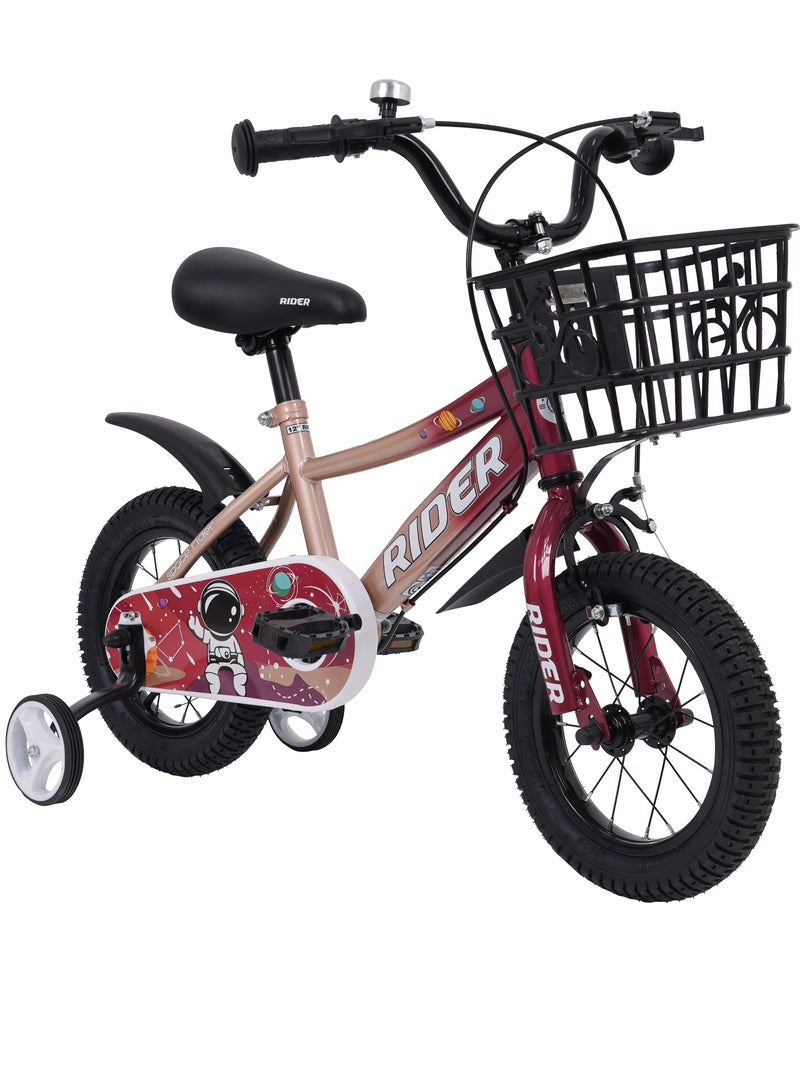 Vego Elgo Mountain Bike || 12 Inch Wheel Size||For Unisex Kids || Adjustable Seat || Rider 100% Assembled || Red - Image 2