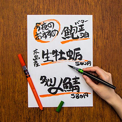 Pentel Fude Brush Pen, Bold (XFL2B) - Image 4