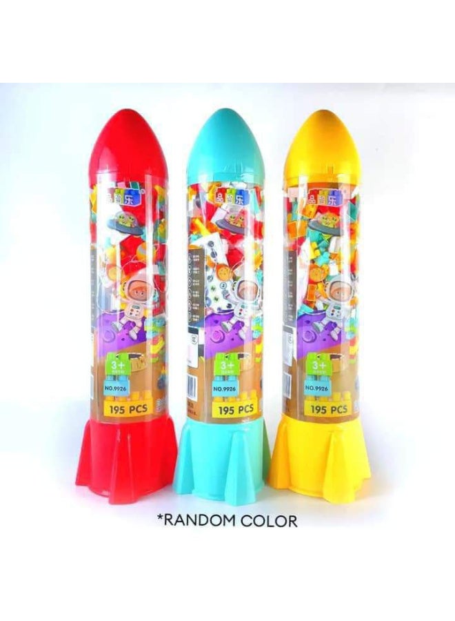 Children's blocks develop scientific and creative thinking skills. Different sizes and models, multiple shapes and colors (rocket blocks 50 x 15 cm). - Image 2