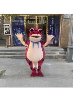 Inflatable Frog Mascot Costume Cartoon SuitDouble Fan Red Charging Treasure Double Fan Red Charging Treasure