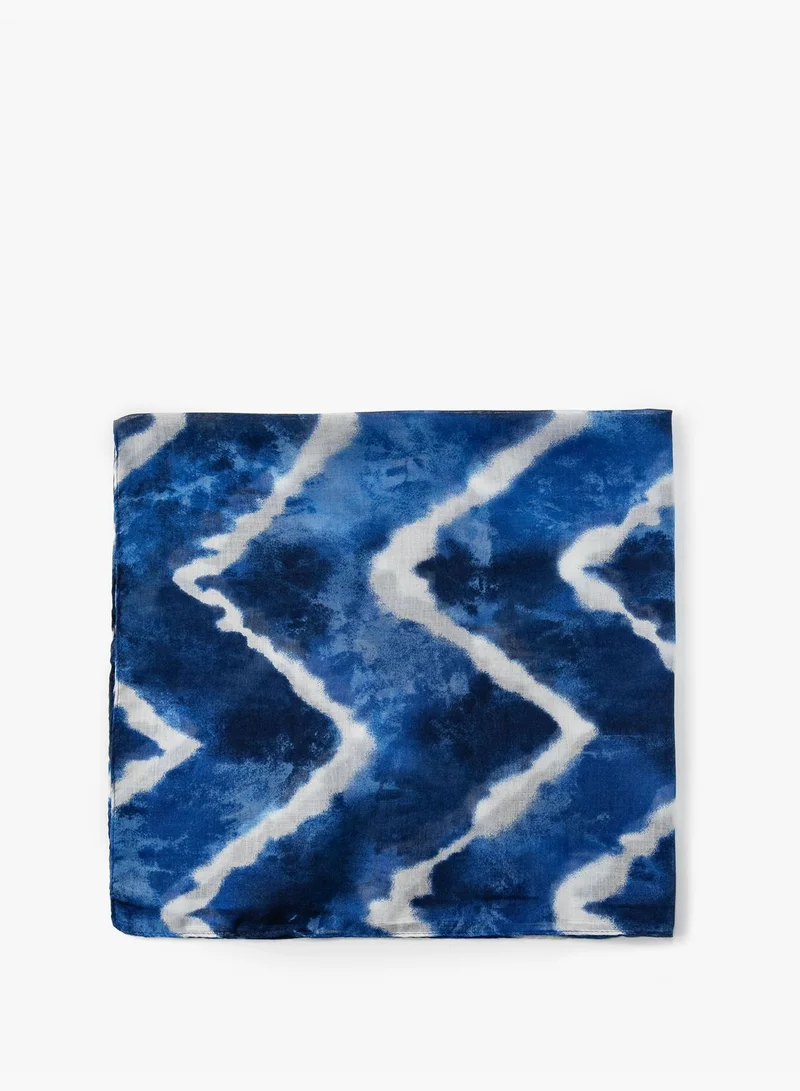 KOTON Bandana Tie-Dye Patterned 90x90 cm