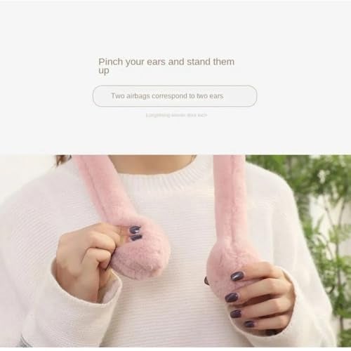 RR DESIGN Earmuffs Cute Plush Animal Ear Warmers for Women & Girls | Fluffy Furry Ear Muffs for Winter | Fluffy Furry Ear Muffs | Adorable Bunny Fluffy Ear Warmers -Black - Image 4