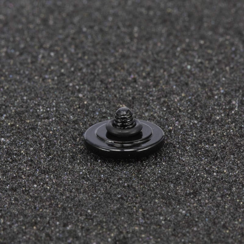Haoge Metal Shutter Release Button for Fujifilm X-E2 X-E2S X-E3 X-T2 X-T3 XT4 X-T10 X-T20 XT30 X-Pro3 X-Pro2 X100V X100T X100S X100F and Leica M9 M10 M-E M-P M9-P M240 Convex Surface Black - Image 4