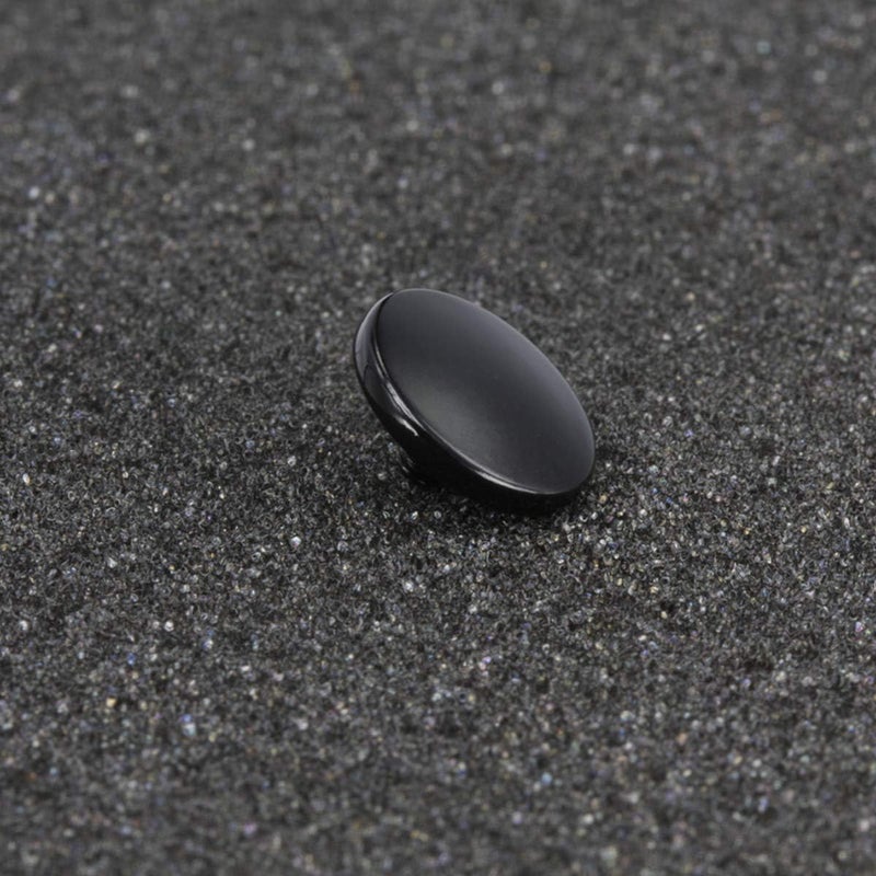 Haoge Metal Shutter Release Button for Fujifilm X-E2 X-E2S X-E3 X-T2 X-T3 XT4 X-T10 X-T20 XT30 X-Pro3 X-Pro2 X100V X100T X100S X100F and Leica M9 M10 M-E M-P M9-P M240 Convex Surface Black - Image 1