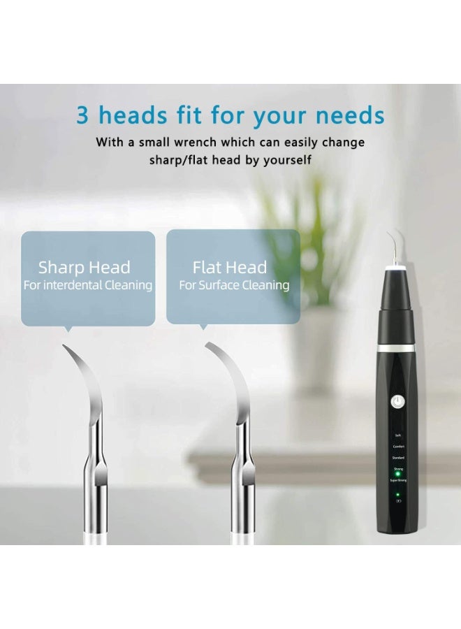 KOWVOWZ Pet Ultrasonic Tooth Cleaner Toothbrush,Dog Tooth Brushing Kit with LED Lamp,Dog Plaque Remover for Teeth,Tartar Remover for Teeth Stains for Dog and Cat - Image 3