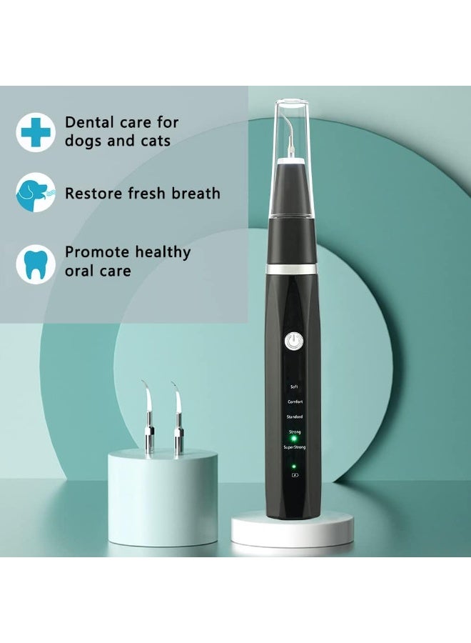 KOWVOWZ Pet Ultrasonic Tooth Cleaner Toothbrush,Dog Tooth Brushing Kit with LED Lamp,Dog Plaque Remover for Teeth,Tartar Remover for Teeth Stains for Dog and Cat - Image 5