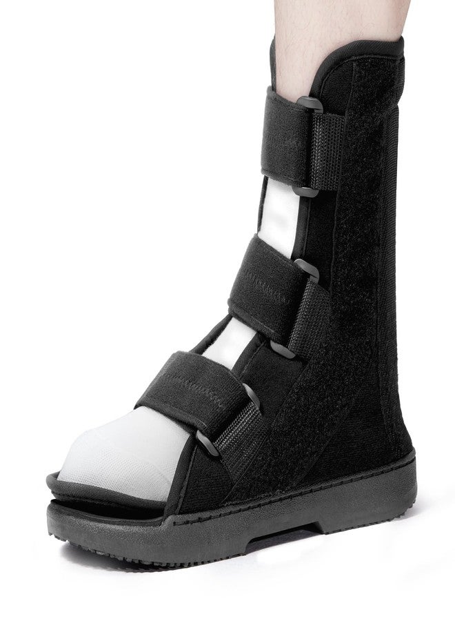 Estinko AFO Foot Drop Brace, Foot Drop Brace for Walking Drop Foot Brace Adjustable ALS, TBI, MS, Diabetes Stroke (Black, Medium) - Image 1