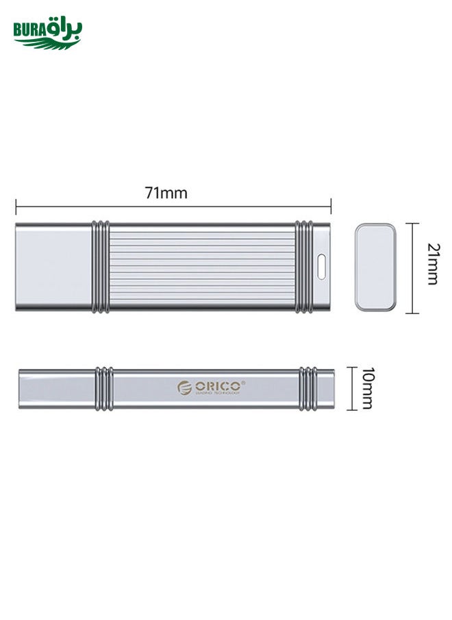 BURAQ - ORICO UFS Flash Drive, Read: 411MB/s, Write: 353MB/s, Memory:64GB, Port:USB-A(Silver) - Image 1