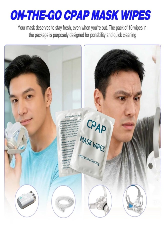 طقم تنظيف مُطوّر لجهاز CPAP، فرش تنظيف أنابيب مُحسّنة بطول 6.5 قدم متوافقة مع خراطيم 15 مم و20 مم، لوازم تنظيف لخرطوم وقناع جهاز CPAP مع حوض غسيل قابل للطي، مناديل مبللة للقناع، علاقات ومشابك للخرطوم - Image 5