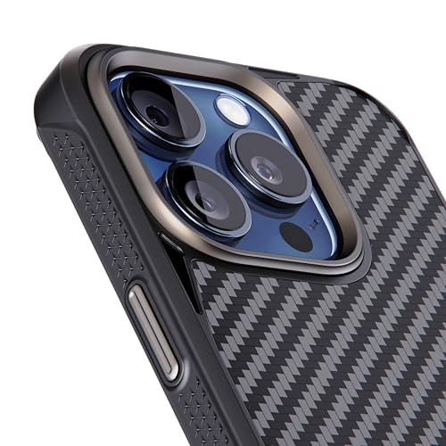 REBEL Case for iPhone 15 Pro [Gen-5 Aramid Fiber] Strong MagSafe Compatible, Grippy Sides, Shockproof Corners, Metal Lens + Buttons, Upgraded Protective Design, 6.1 Inch Phone 2023 (Black) - Image 2