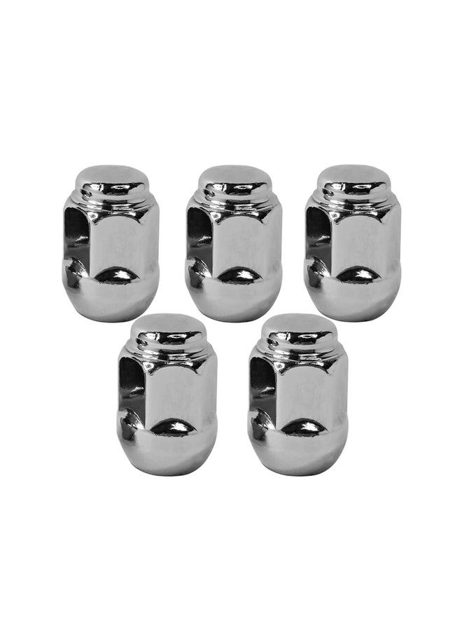 Mysttoo 5PCS M12x1.5 Chrome Wheel Lug Nut Compatible with Honda Accord Civic City CR-V Fit HR-V Insight Element Prelude S2000 CR-Z Acura Legend Integra MDX ILX RSX TL TLX NSX - Image 1