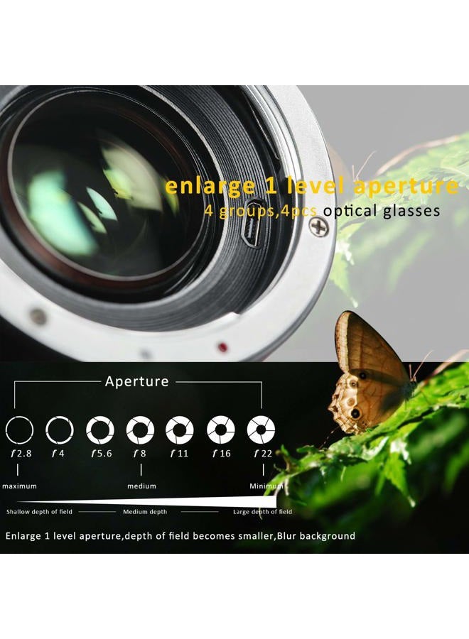 VILTROX EF-EOS M2 Auto Focus Lens Adapter 0.71x Reducer Speed Booster for Canon EF Mount Lens to Canon EF-M Mount Mirrorless Camera EOS M M2 M3 M5 M6 M10 M50 M100 - Image 4