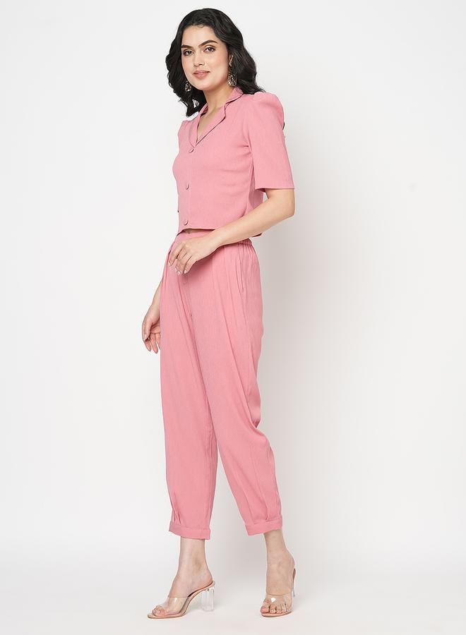 ميش طقم منسق من ( بنطال + بليزر ) - Image 3