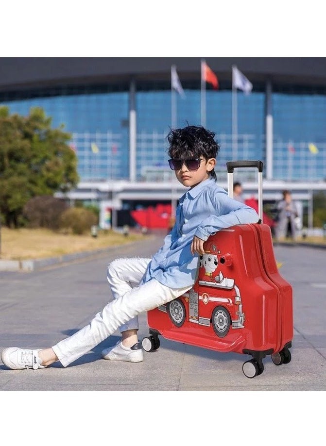 Reko - Kids Luggage Traveling Ride-On Suitcase, Children's Unique Design Ride-On Luggage - Image 1