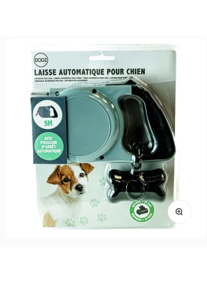DOGI Professional Automatic Retractable Dog Leash with Locking Brake 5M From Varmacy