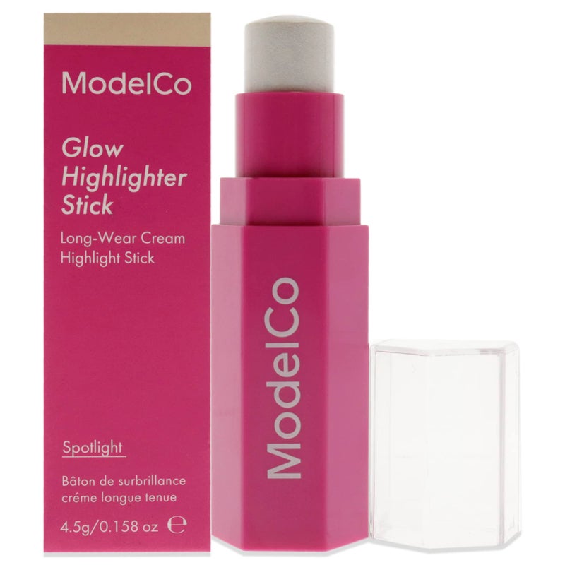 ModelCo Glow Highlighter Stick  Hydrating Creamy Texture  Buildable And LongWearing Formula  Creates A Natural Radiant Finish  Melts Into The Skin For Instant Radiance  Spotlight  0158 Oz