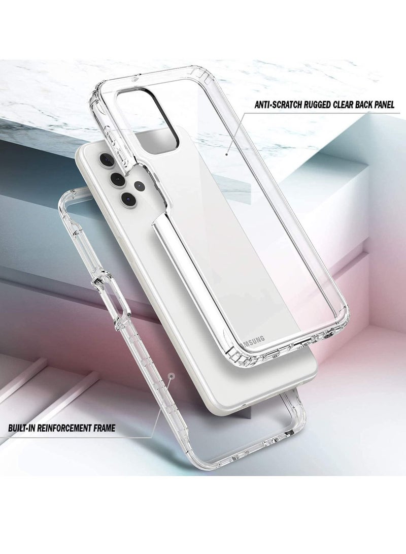 SYOSI Case for Samsung Galaxy A32 5G with [Built-in Screen Protector], Full-Body Protective Shockproof Rugged Bumper Cover, Impact Resist Durable Phone Case (Clear) - Image 3