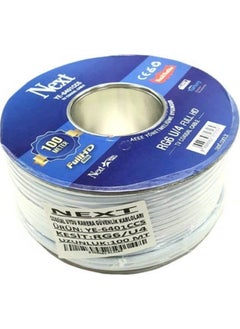 Next YE-6401 CCS RG6 U/4 100 Mt Antenna Cable 
