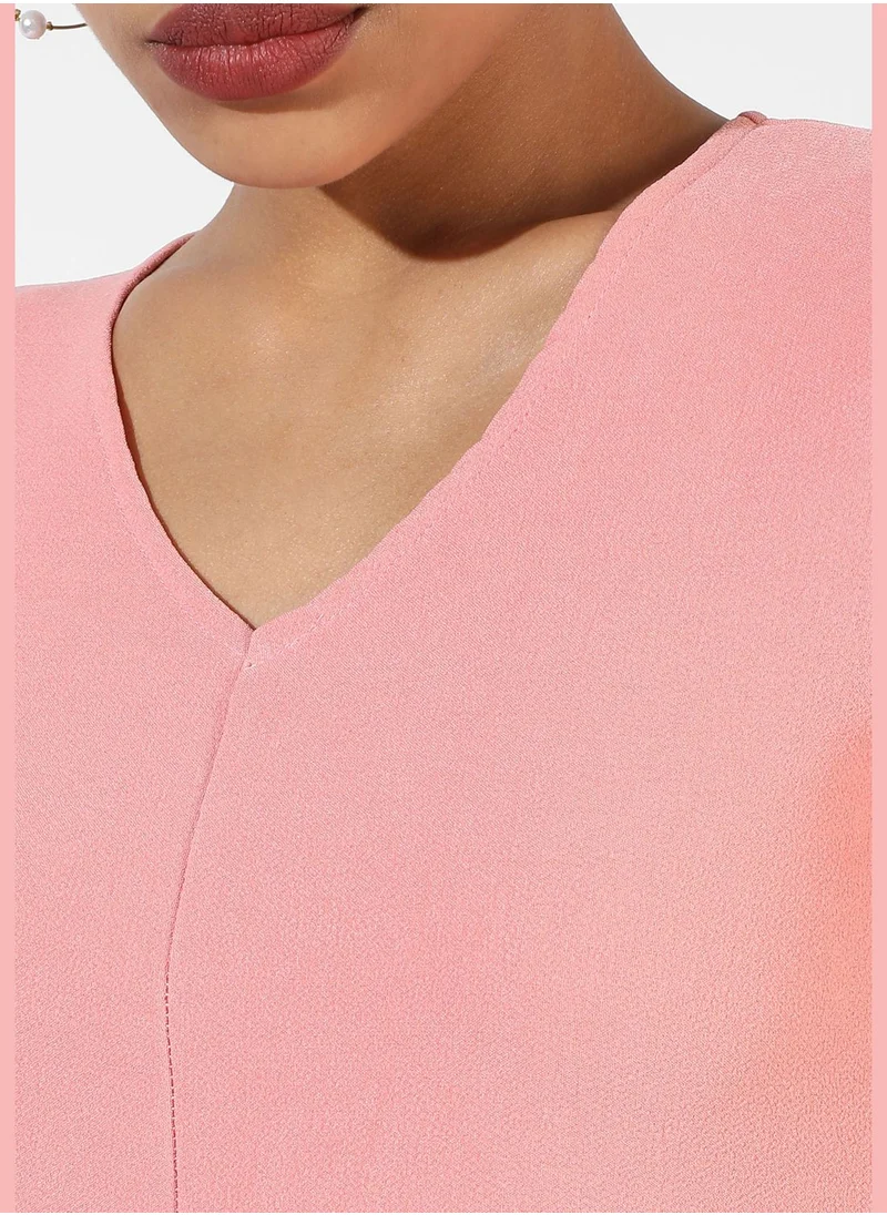 Campus Sutra Women's Solid Casual Top
