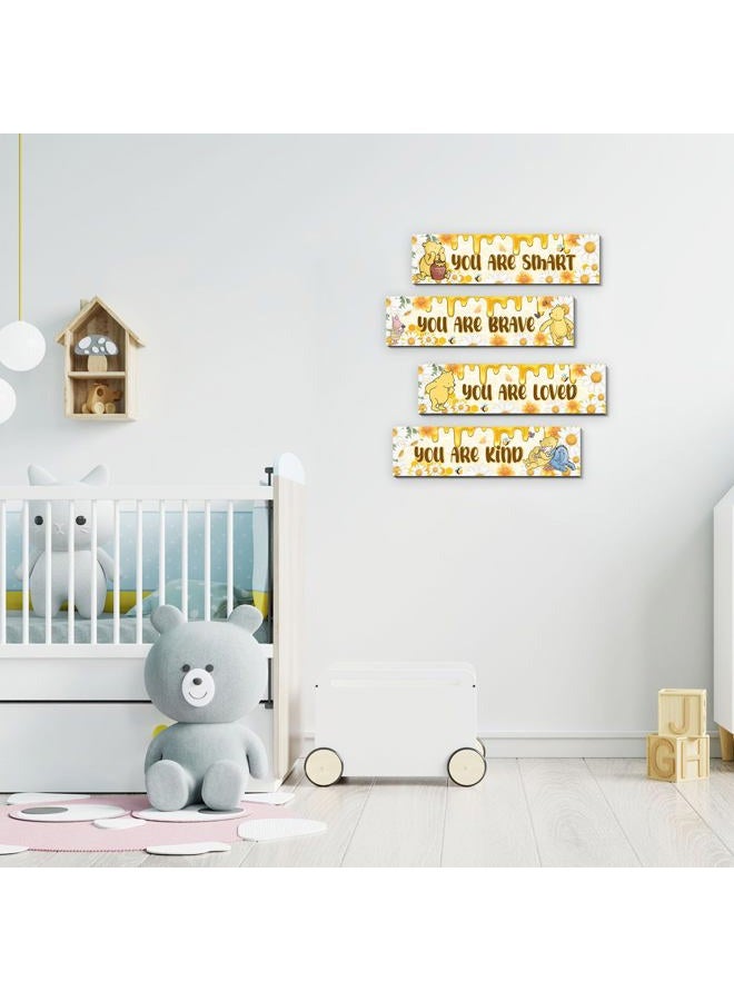 BirtDerr Winnie the Pooh Sign-Winnie The Pooh Room Decor-Winnie the Pooh Baby Stuff-Vintage Nursery Decor-Winnir the Pooh Wall Decor Wall Art(Classic) - Image 4
