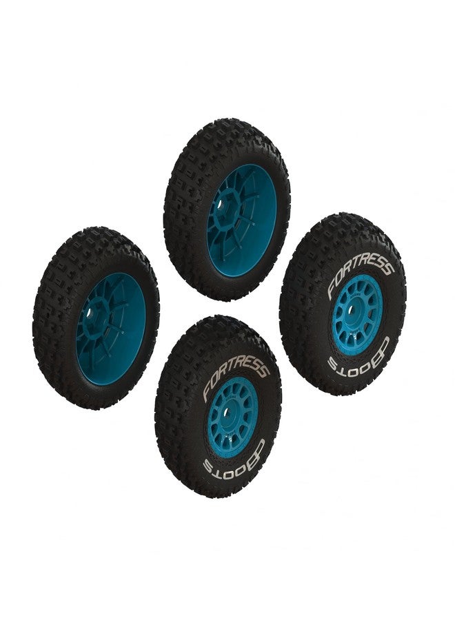 ARRMA dBoots 'Fortress' Tire Set Glued (Blue) (2 Pairs), ARA-1571