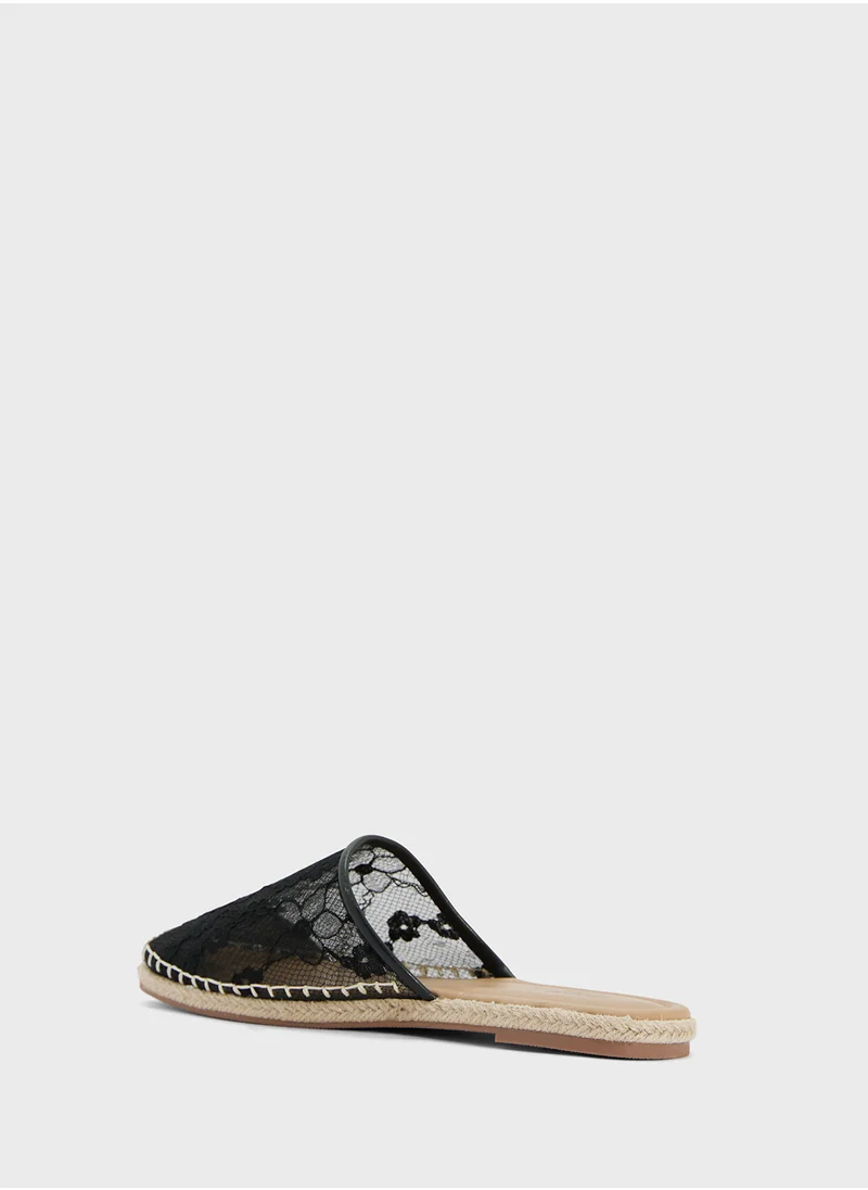 Ginger Slip On Lace Espadrille