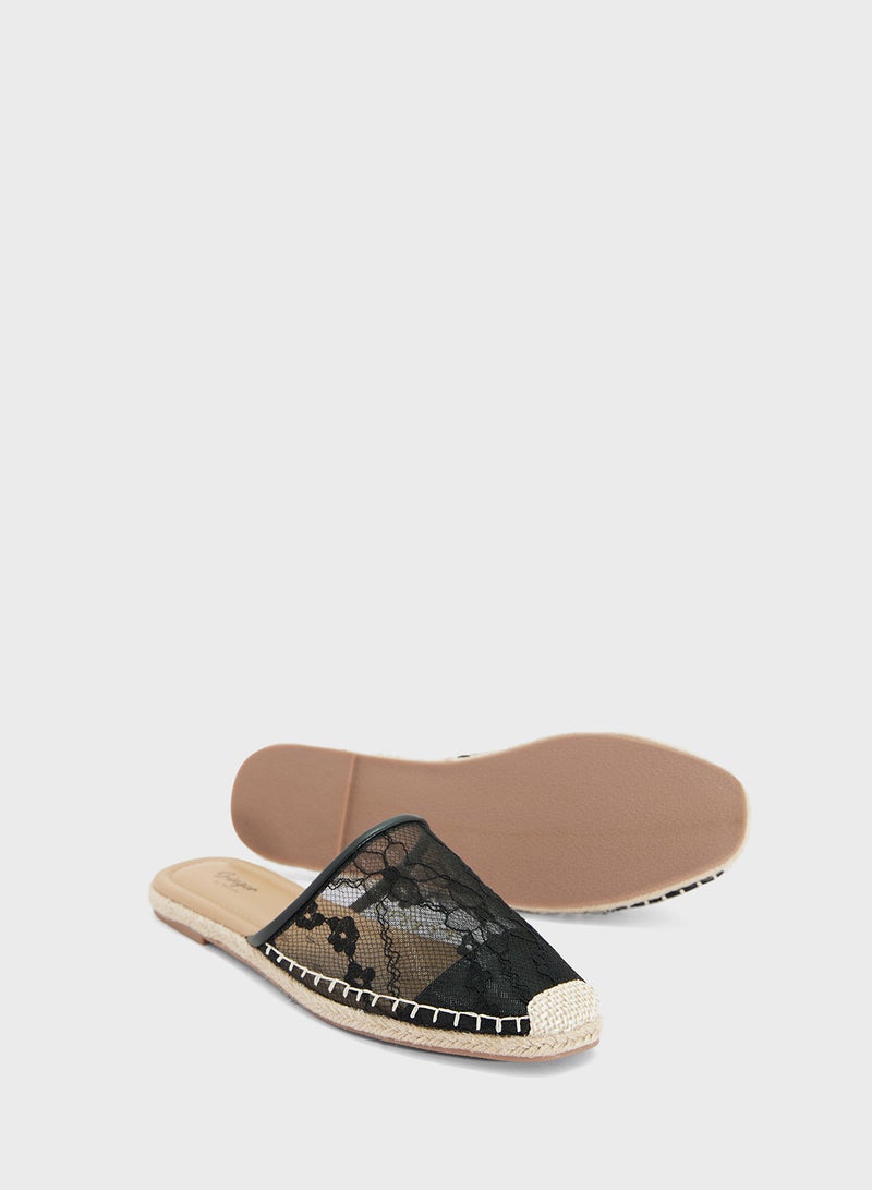 Ginger Slip On Lace Espadrille  - Image 3