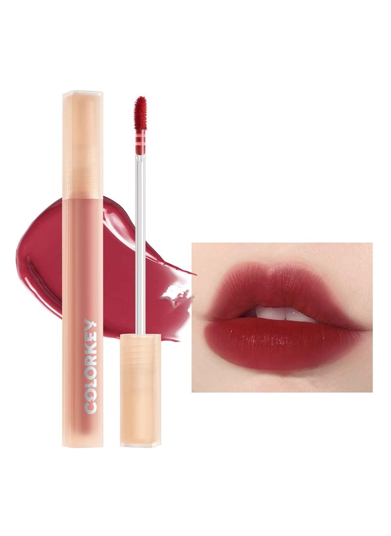COLORKEY - COLORKEY Soft Matte Water Lip Tint, Matte Finishs, Long-Lasting, Moist Fit Without Stickiness, Moisturized, Waterproof, Liquid Lipstick, Nude lip color (O308 Kapok After Rain) - Image 1