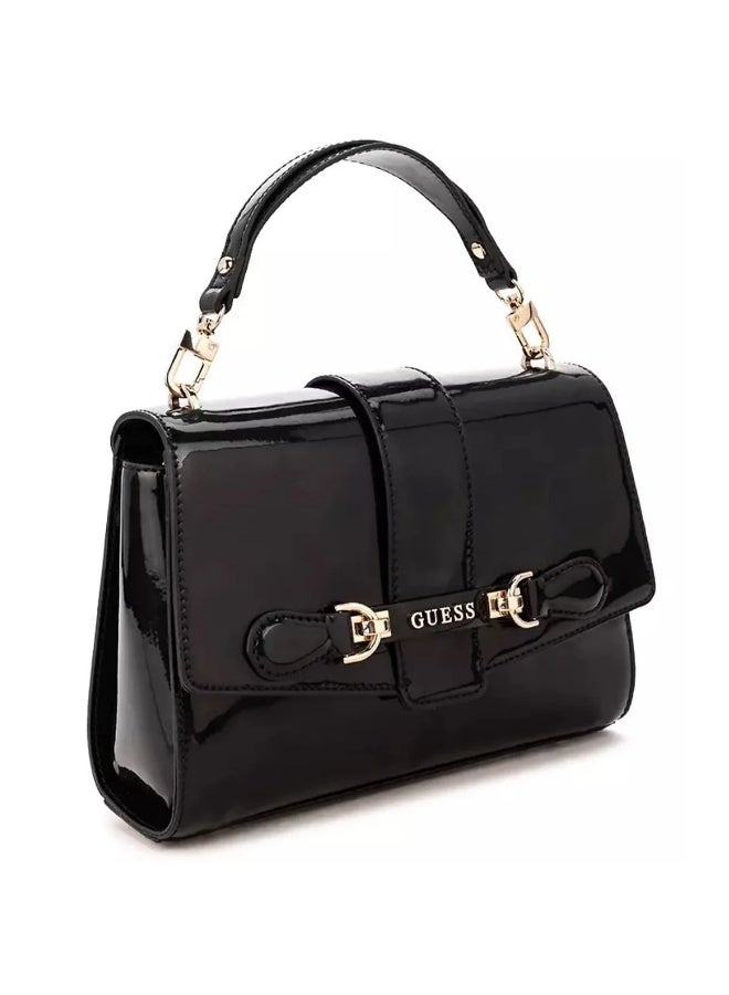 Guess Black Women Crossbody Bag HWPG9500200 – Elegant Leather Everyday Shoulder Bag - Image 2