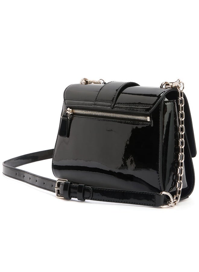 Guess Black Women Crossbody Bag HWPG9500200 – Elegant Leather Everyday Shoulder Bag - Image 5