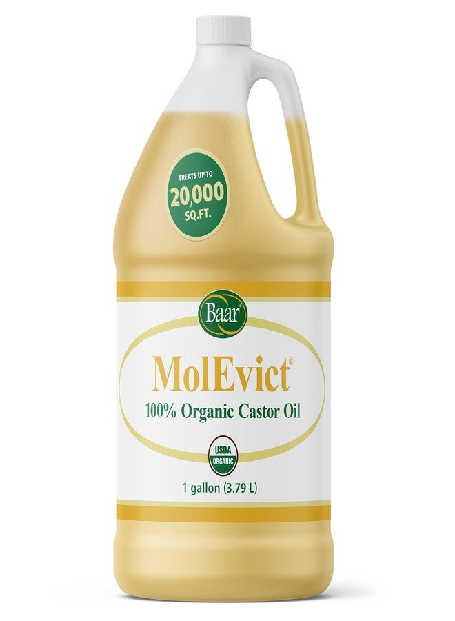 Baar - MolEvict, 100% Organic Castor Oil Formula for Powerful Home and Garden Protection, Up to 20,000 Sq. Ft., Safe to Use Around Plants, Pets and Family, 1 Gallon - Image 1