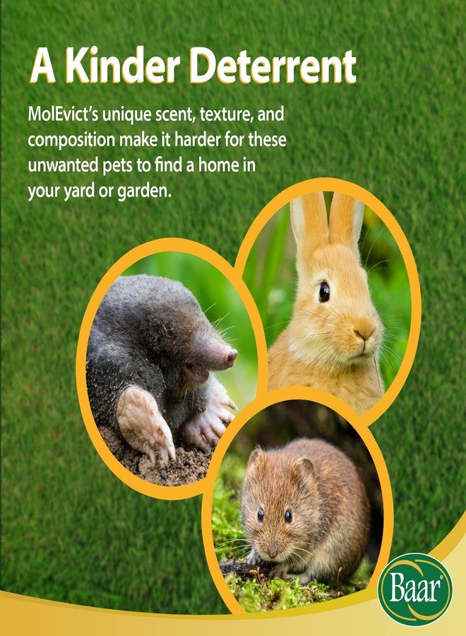 Baar - MolEvict, 100% Organic Castor Oil Formula for Powerful Home and Garden Protection, Up to 20,000 Sq. Ft., Safe to Use Around Plants, Pets and Family, 1 Gallon - Image 4