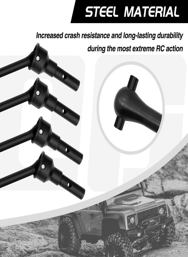 OGUNKE OGRC Front/Rear Steel Constant-Velocity Driveshaft Assembled Steel CV Driveshaft for Traxxas WideMaxx (Replace Part #8996X) - Image 2