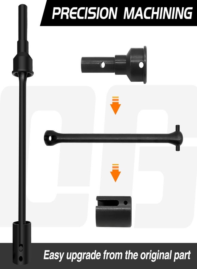 OGUNKE OGRC Front/Rear Steel Constant-Velocity Driveshaft Assembled Steel CV Driveshaft for Traxxas WideMaxx (Replace Part #8996X) - Image 3