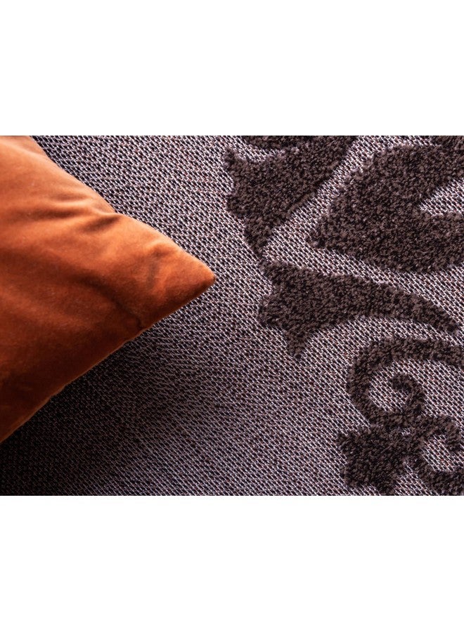 Unique Loom Outdoor Modern Collection Area Rug Chicago (2' X 6' 1 Runner Brown/ Orange) - Image 5