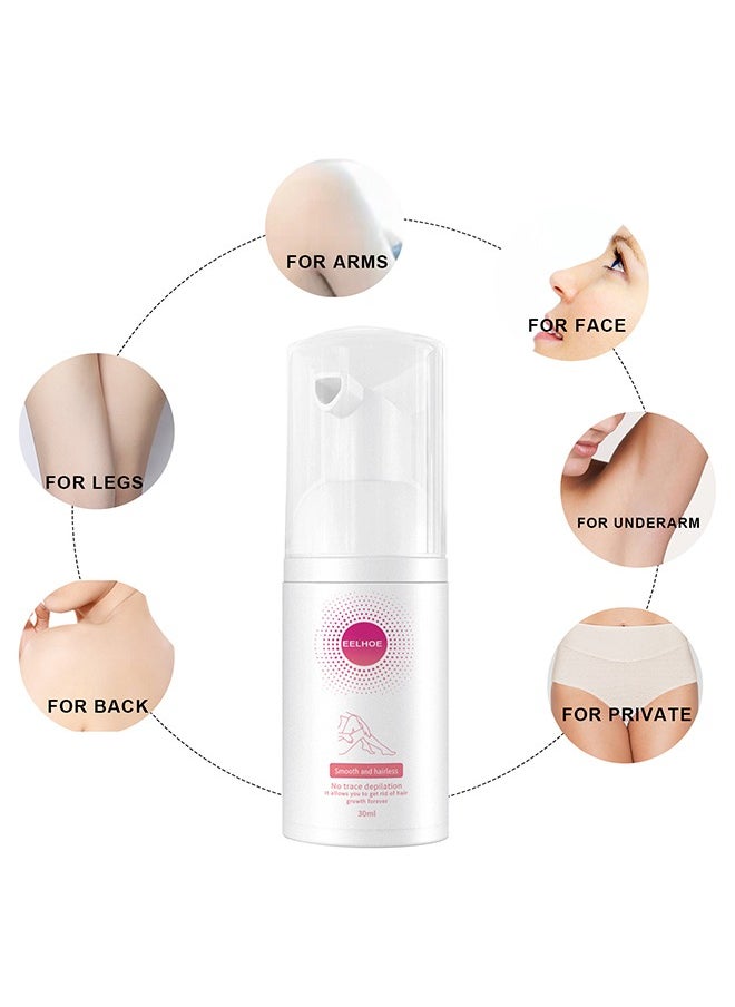 EELHOE - Beeswax Hair Removal Mousse, High Quality Mousse Hair Removal Spray, Gentle Beeswax Hair Removal Honey Mousse Spray Moisturizing Hair Removal Spray For Women - Image 1