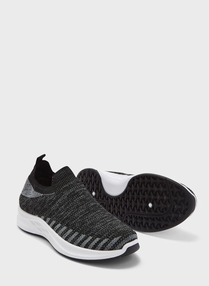 Seventy Five Knitted Casual Slip Ons