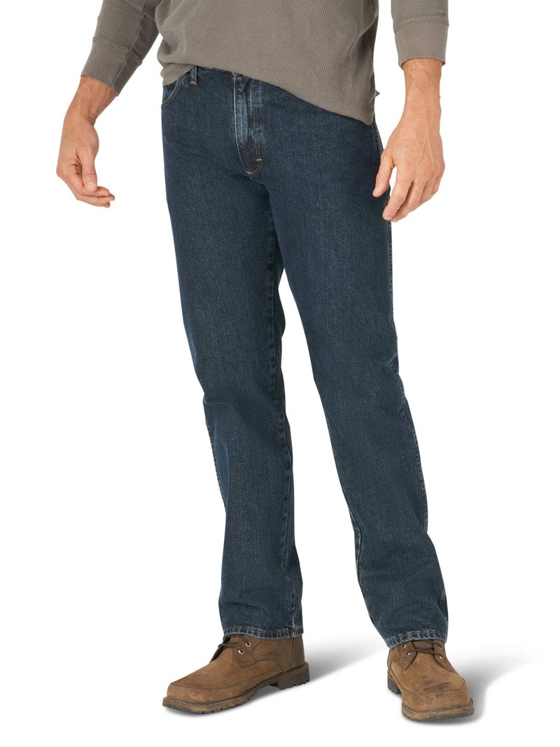 Wrangler Authentics Men's Classic 5-Pocket Regular Fit Cotton Jean, Storm, 32W x 30L - Image 1