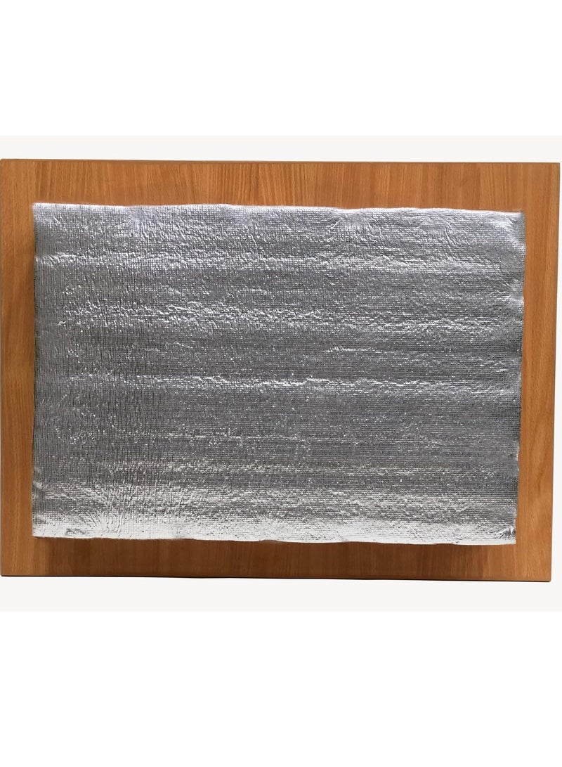 غطاء خشبي للمكيف، غطاء أنيق لمكيف الهواء من نوع النافذة مع عزل حراري، غطاء لمكيف الهواء بهيكل خشبي متين بسمك 18 ملم - Image 4