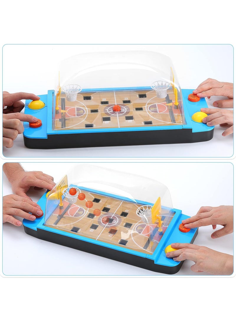 Table Basketball Set Kids Miniature Basketball Hoop Game, Desktop Basketball Game Toys, Portable Table Games - Image 1