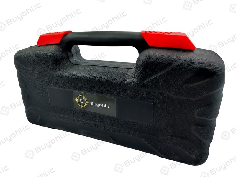 Buyohlic's 39 Piece General Household Hand Tool Kit Starter Set with Plastic Toolbox - Image 2