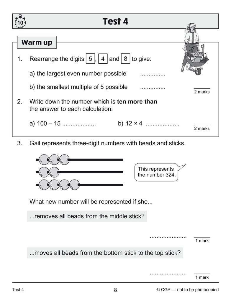New KS2 Maths 10-Minute Tests : Problem Solving - Year 4: perfect for catching up at home - Image 4