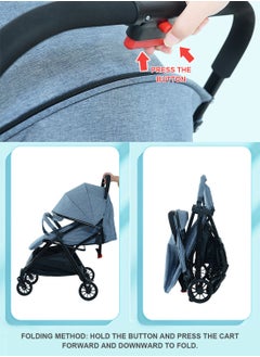 Auto Baby Stroller, Can Sit And Lie, Lightweight Single Stroller, Foldable And Portable Pram WIth Big Storage Basket, Travel Stroller For Newborn 6607 - pzsku/Z625936C3C6E11C1AFA79Z/45/_/1737101726/424a26f7-a172-41f0-9bcd-3b4aa5efa4c0