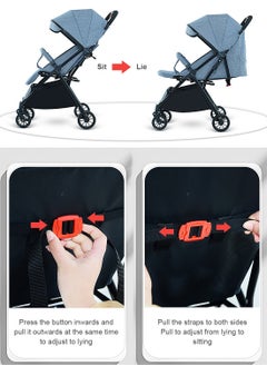 Auto Baby Stroller, Can Sit And Lie, Lightweight Single Stroller, Foldable And Portable Pram WIth Big Storage Basket, Travel Stroller For Newborn 6607 - pzsku/Z625936C3C6E11C1AFA79Z/45/_/1737101737/900aea90-d120-40b2-a861-7f03264ca175