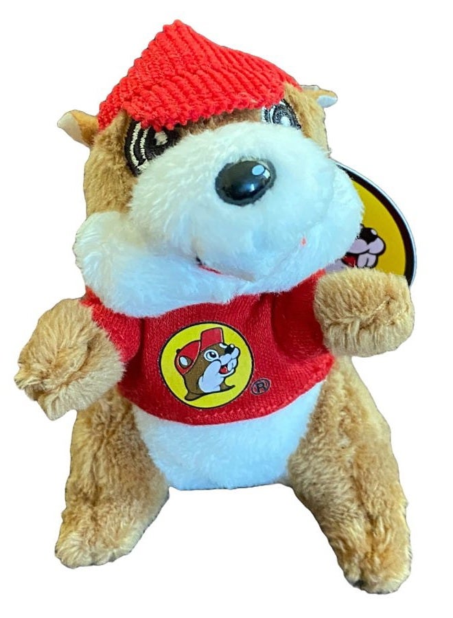 Buc-ee's Beavers 4" Mini Stuffed Plush Keychain Keyring Backpack Clip - Image 2
