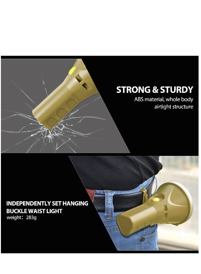 Rechargeable 45W LED Flashlight, 10000Lumens, IP65 Waterproof, 9600mAh High Power, Super Bright 3 Light Modes, Portable Outdoor Home Handheld Zoomable Spotlight Emergency Camping Flashlight - Image 3